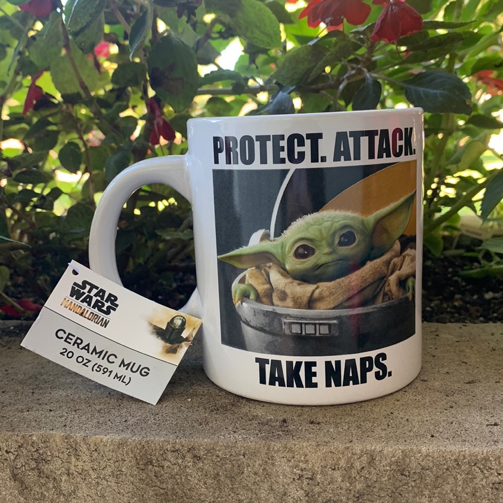 Baby yoda grogu mug
